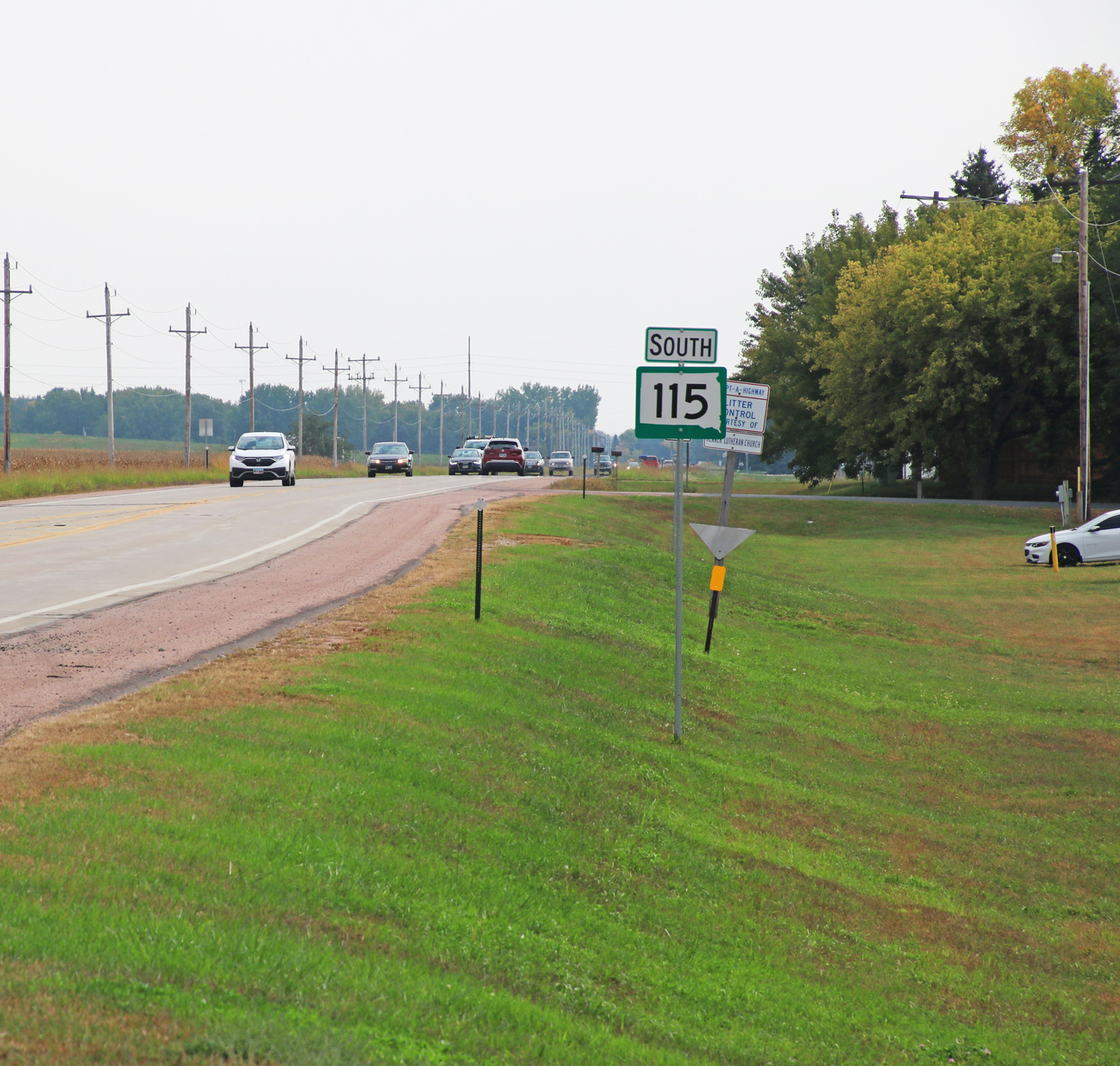 highway 115 south sign